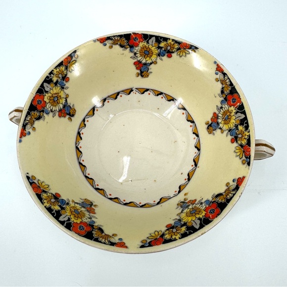 VTG Set-of-3 John Maddock Minerva Plaza Porcelain Dual Handel Soup Bowls - Picture 6 of 11